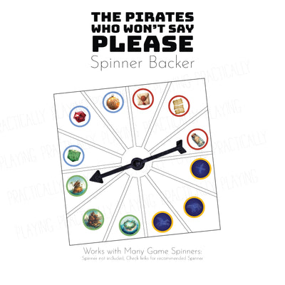 Pirates Who Won't Say Please Questable Play Pack- CRICUT PRINT AND CUT