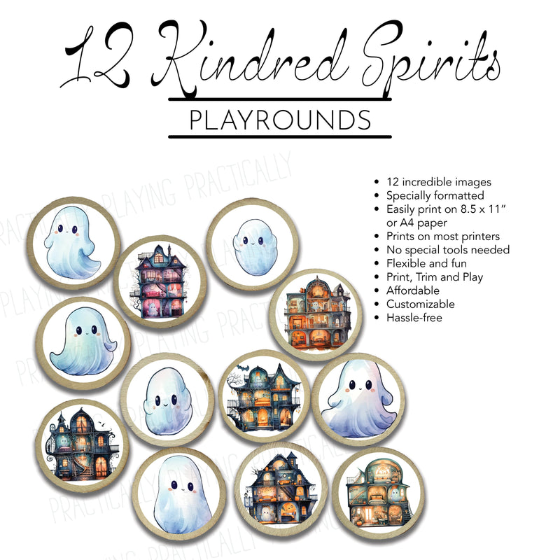 12 Kindred Spirits Action Pack: Printable Inserts and Loose Parts- CRICUT PRINT AND CUT