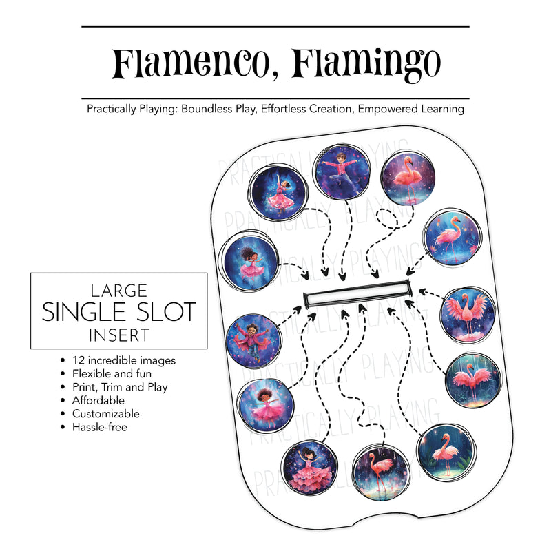 Flamenco, Flamingo Action Pack- CRICUT PRINT AND CUT