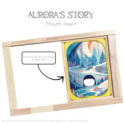 Aurora's Story Action Pack: Printable Inserts and Loose Parts- CRICUT PRINT AND CUT