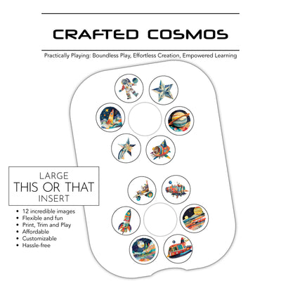 Cosmic Explorations Action Pack-CRICUT PRINT AND CUT