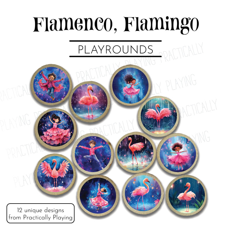 Flamenco, Flamengo Action Pack- CRICUT PRINT AND CUT