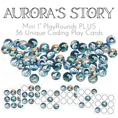 Aurora's Story Action Pack: Printable Inserts and Loose Parts- CRICUT PRINT AND CUT
