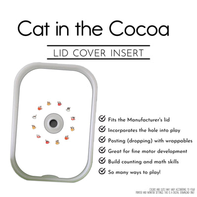 Cat in the Cocoa Action Pack: Printable Inserts and Loose Parts- CRICUT PRINT AND CUT