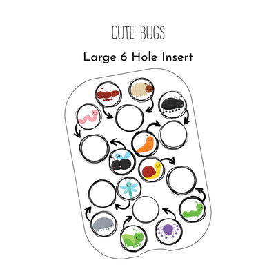 Cute Bugs Action Pack: Printable Inserts and Loose Parts VIP ONLY- CRICUT PRINT AND CUT