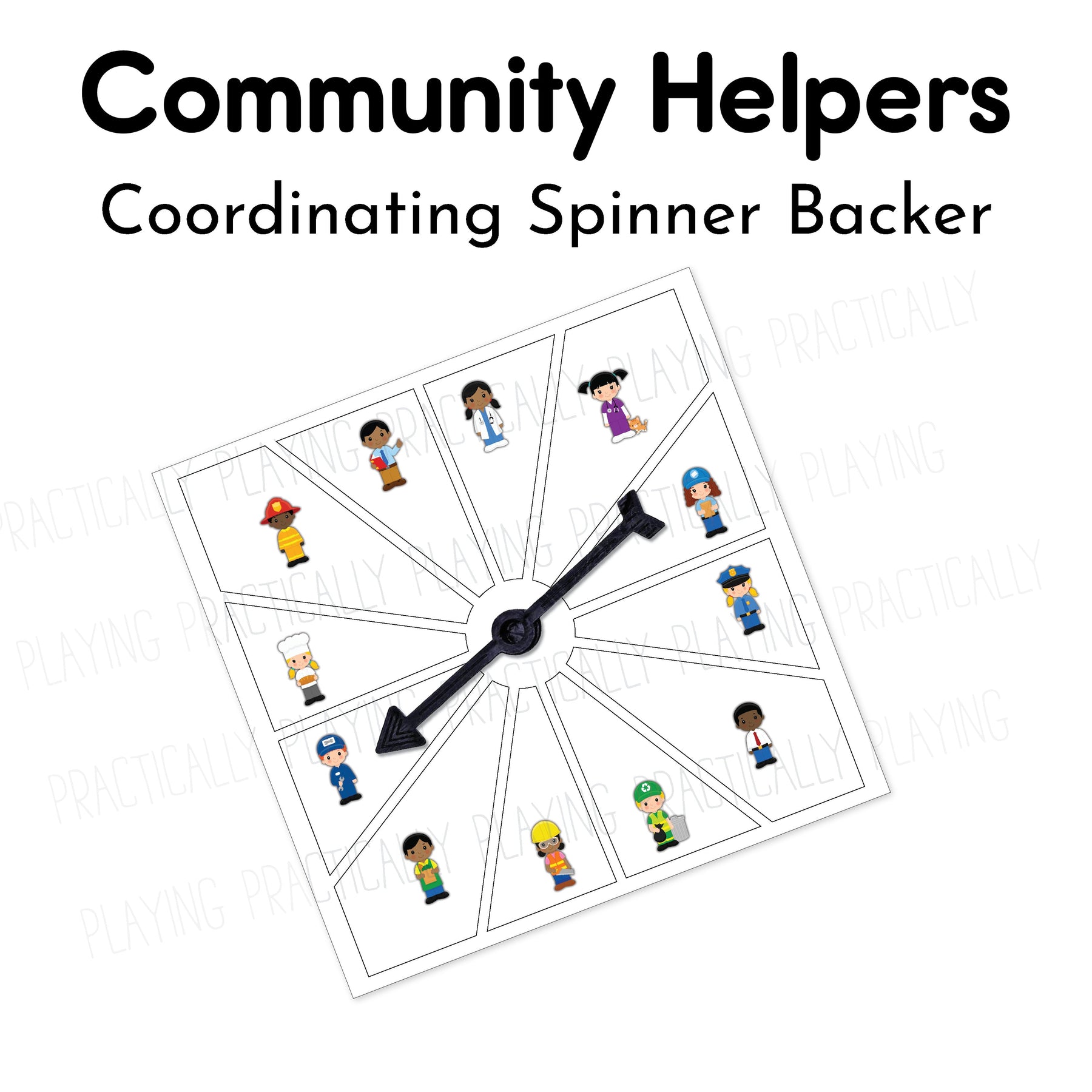 Community Helper In Store Community Helpers Game Essentials Pack: Printable Insert, Game and Loo ...