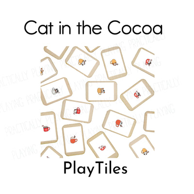 Cat in the Cocoa Action Pack: Printable Inserts and Loose Parts- CRICUT PRINT AND CUT