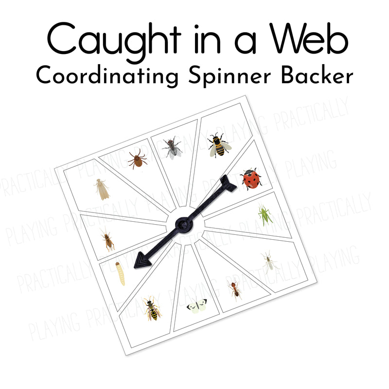 Caught in a Web Expansion Game Essentials Pack: Printable Insert, Game and Loose Parts Pack CRICUT PRINT AND CUT