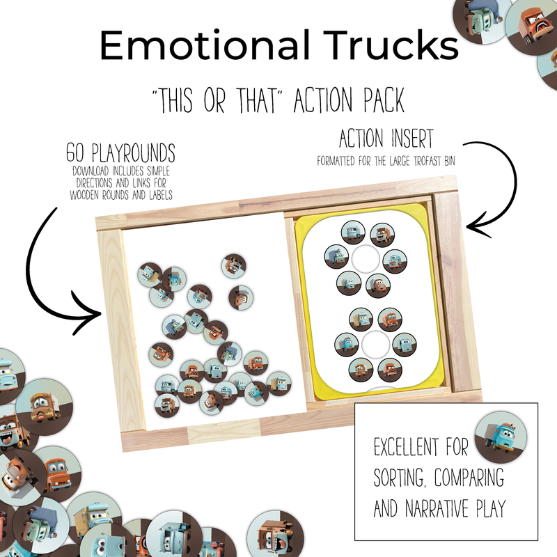 Emotional Trucks Complete Play Pack