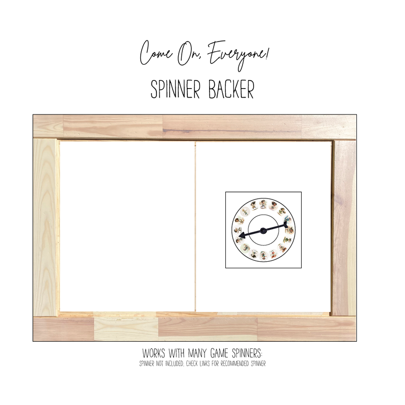 Come On Everyone Insert, Poster or PlayBoard Pack with Spinner