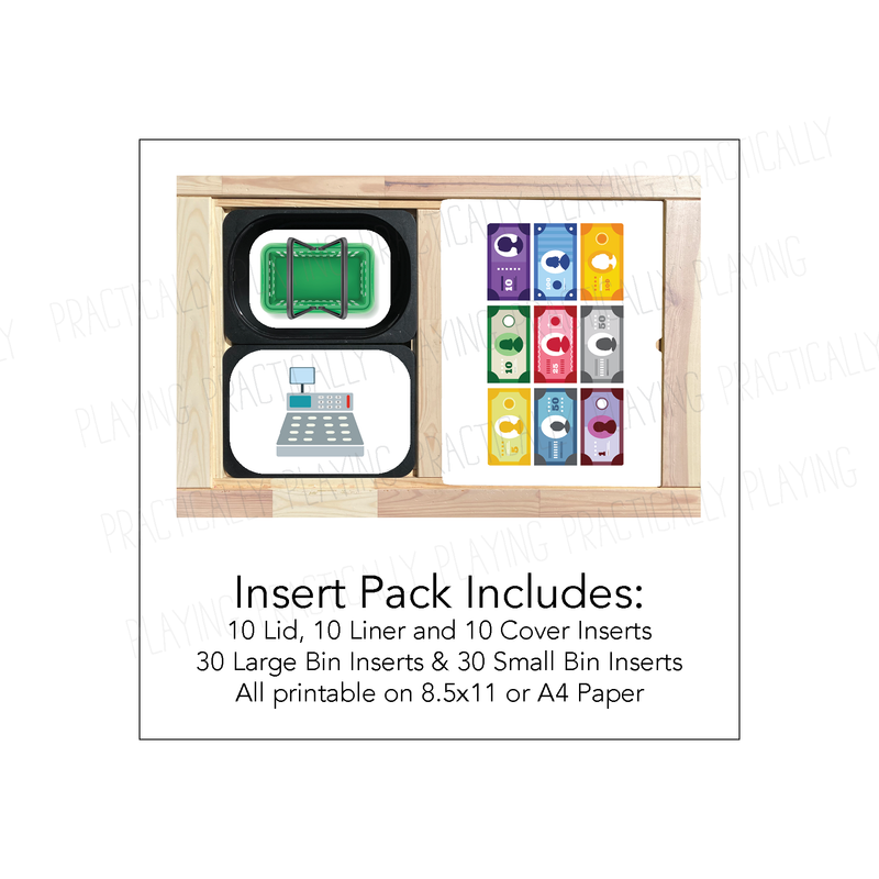 Grocery Store Printable Insert Pack