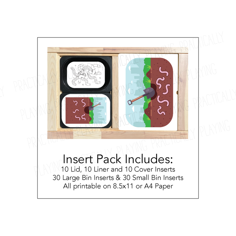 Worms Printable Insert Pack