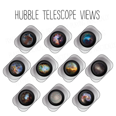Hubble Space Telescope Printable Insert Pack