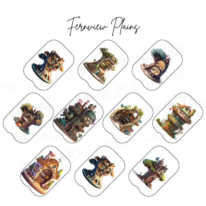 Fairy Village- Fernview Plains Insert, Poster or PlayBoard Pack
