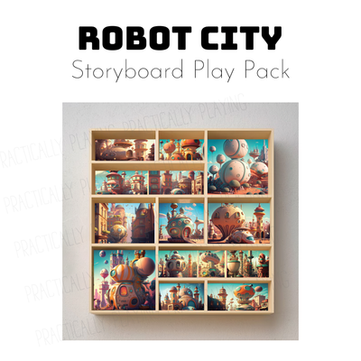 Robot City Play Pack- Cricut Print and Cut