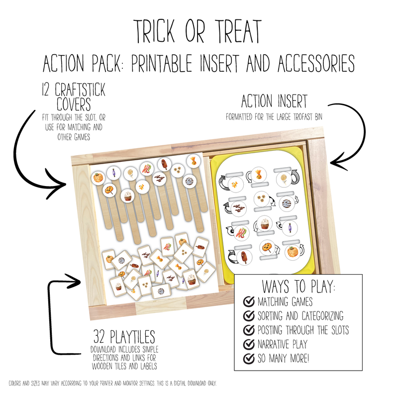 Trick or Treat 12 Slot Action Pack