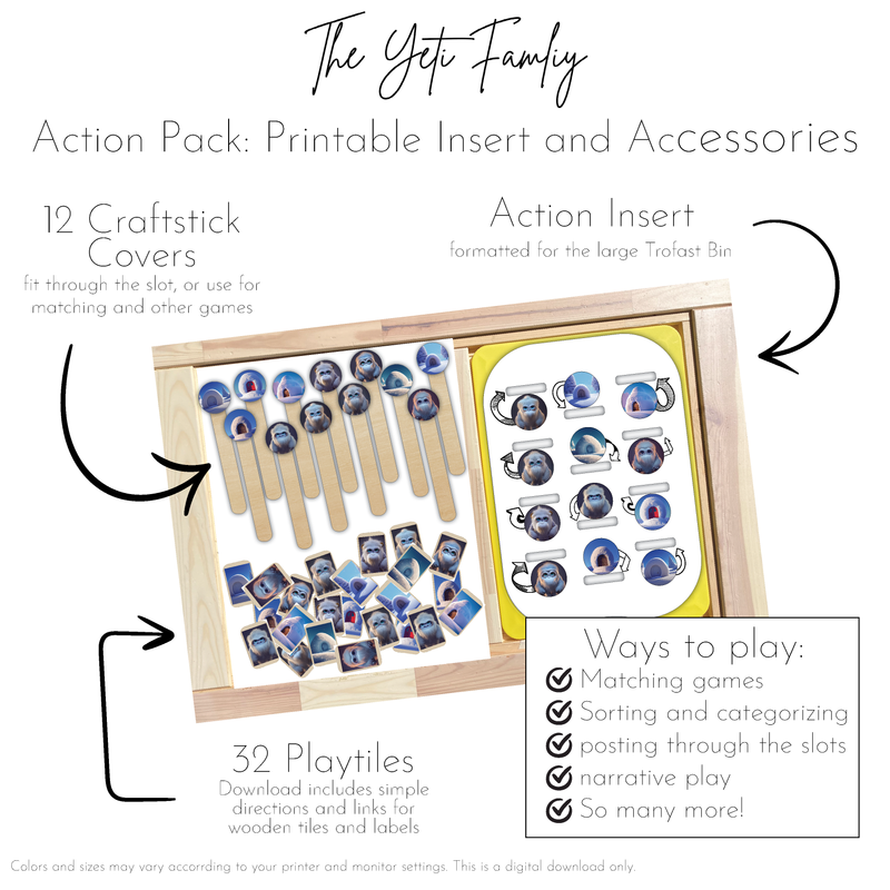 The Yeti Family 12 Slot Action Pack