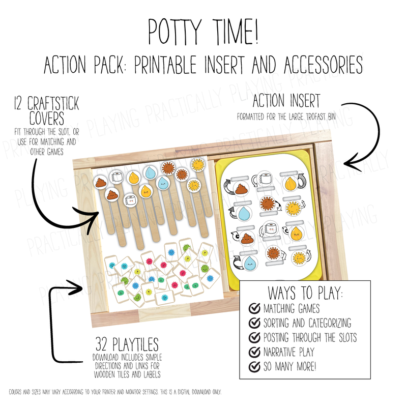 Potty Time 12 Slot Action Pack