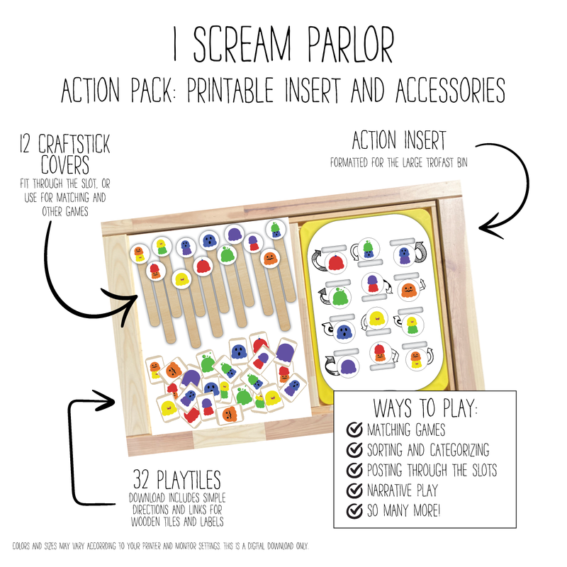 I Scream Parlor 12 Slot Action Pack