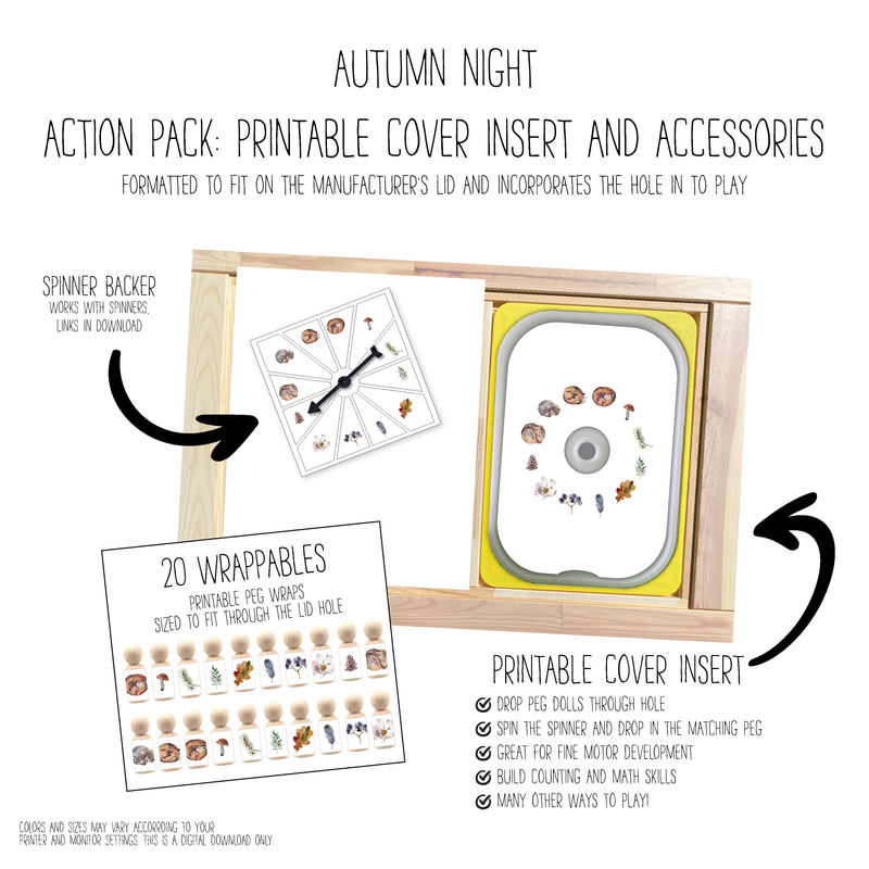 Autumn Night Printable Cover Action Pack