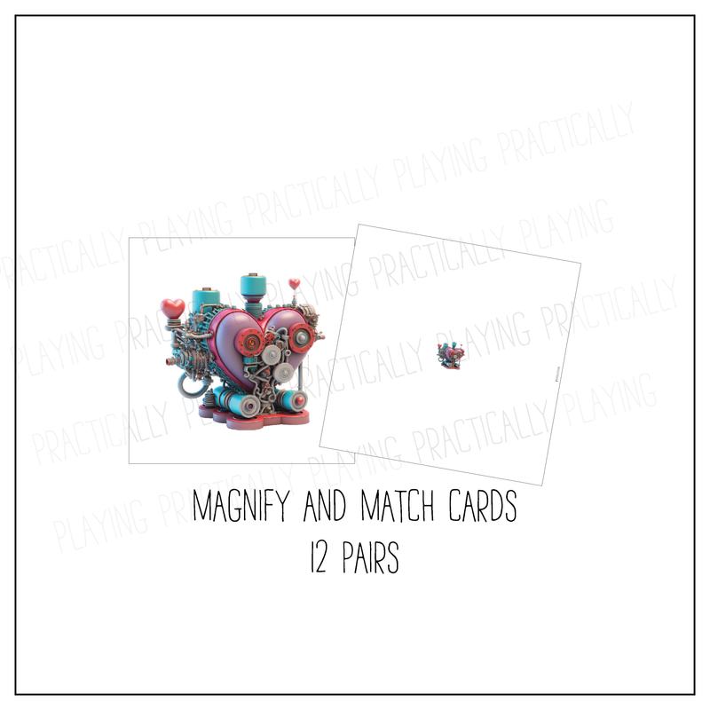 The Broken Valentine Machine Printable Play Pack- Cricut Print and Cut