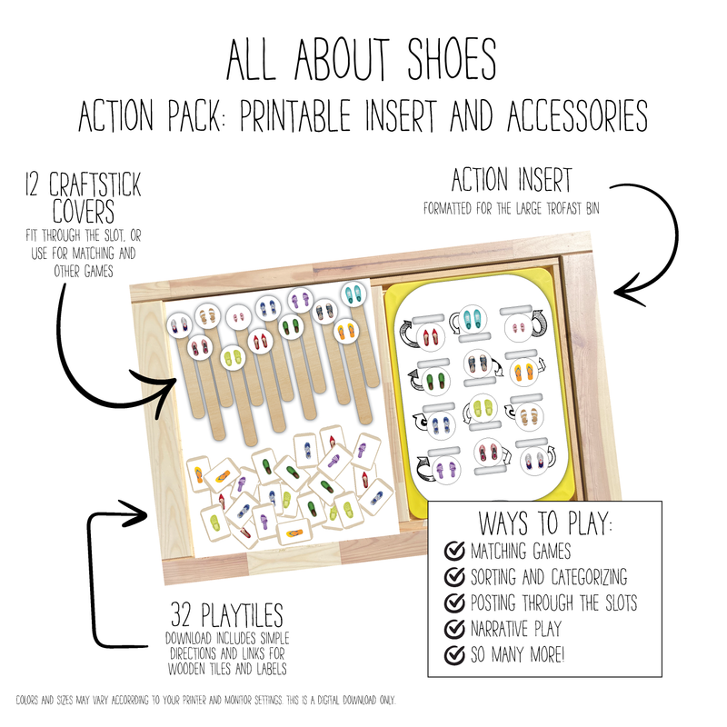 All About Shoes 12 Slot Action Pack