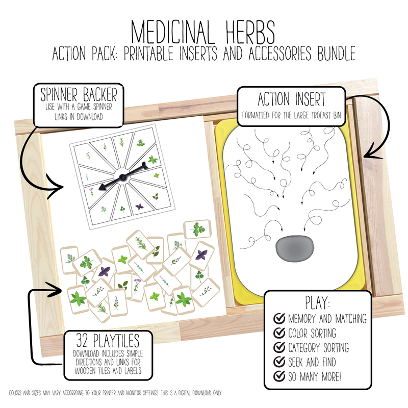 Medicinal Herbs Mouth Action Pack