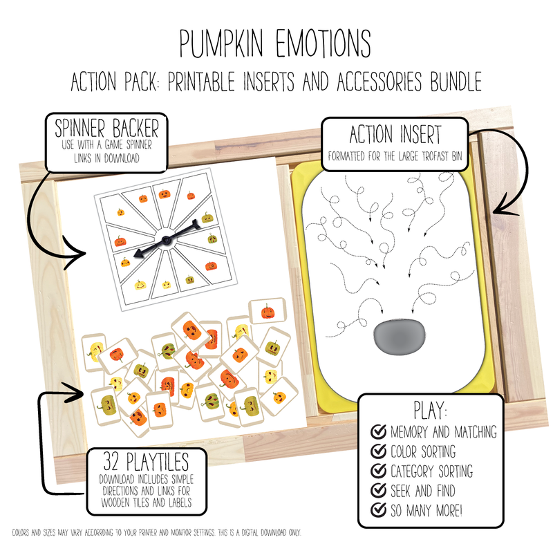 Emotional Pumpkins Mouth Action Pack