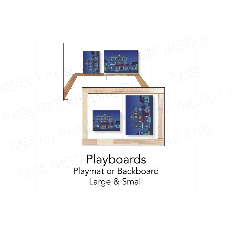 Fire Fighting Printable Inserts and PlayBoards