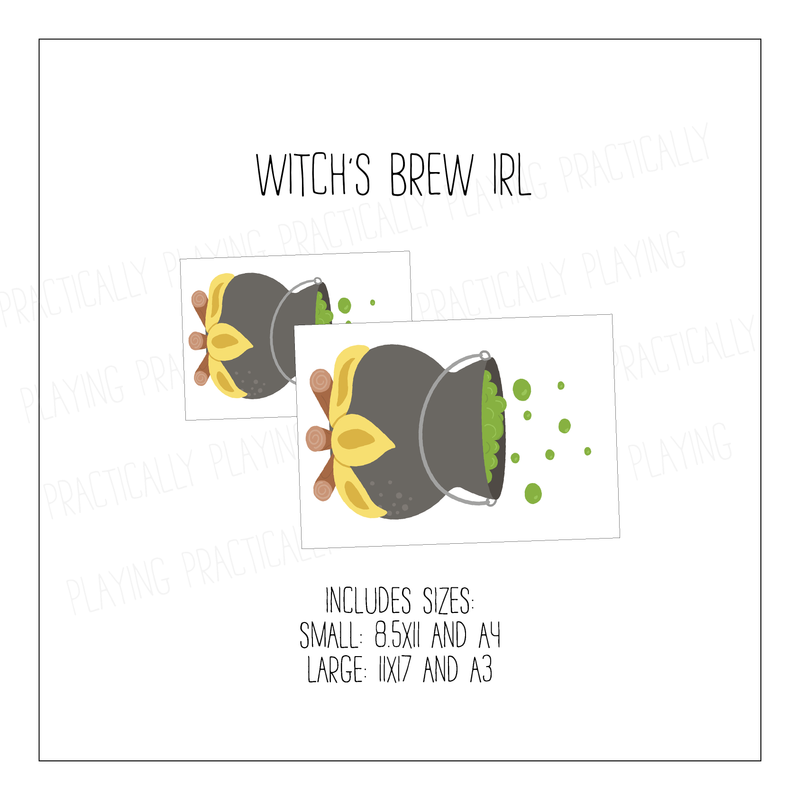Witches Brew IRL Poster Pack