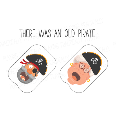 There was an Old Pirate Printable Insert Pack