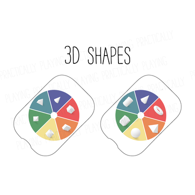 3D Shapes Printable Insert Pack