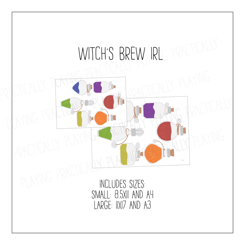 Witches Brew IRL Poster Pack
