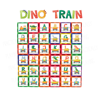 Dino Train Alphabet Constructable