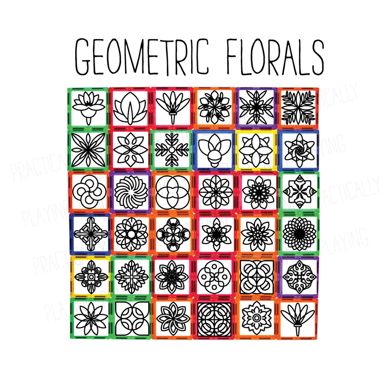 Geometric Floral Constructable