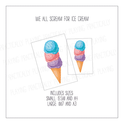 Ice Cream Poster Pack