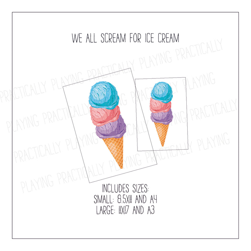 Ice Cream Poster Pack