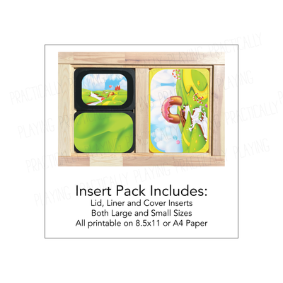 Land of Sweets Printable Inserts and PlayBoards