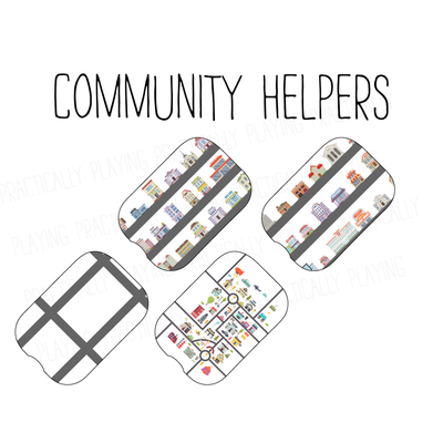 Community Helpers and Village Inserts and PlayBoards