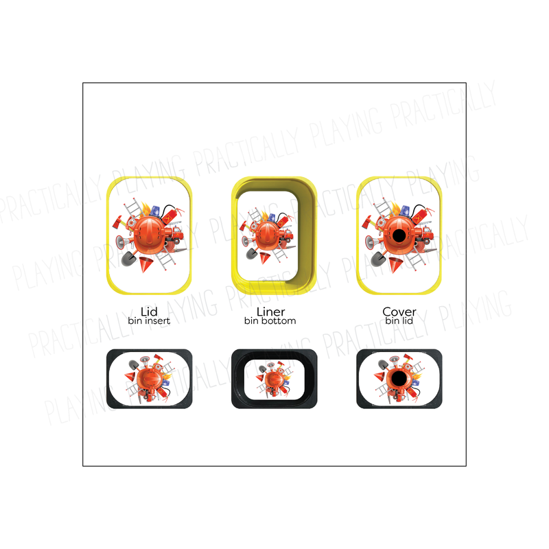 Fire Fighting Printable Inserts and PlayBoards