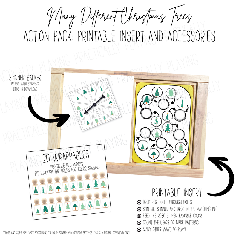 Many Different Trees 6 Hole Action Pack