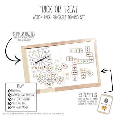 Trick or Treat Domino Game Pack