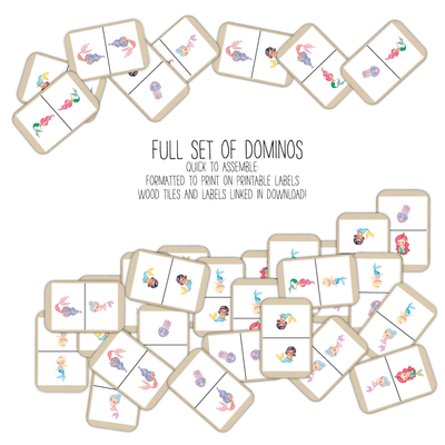 Mermaids Domino Game Pack