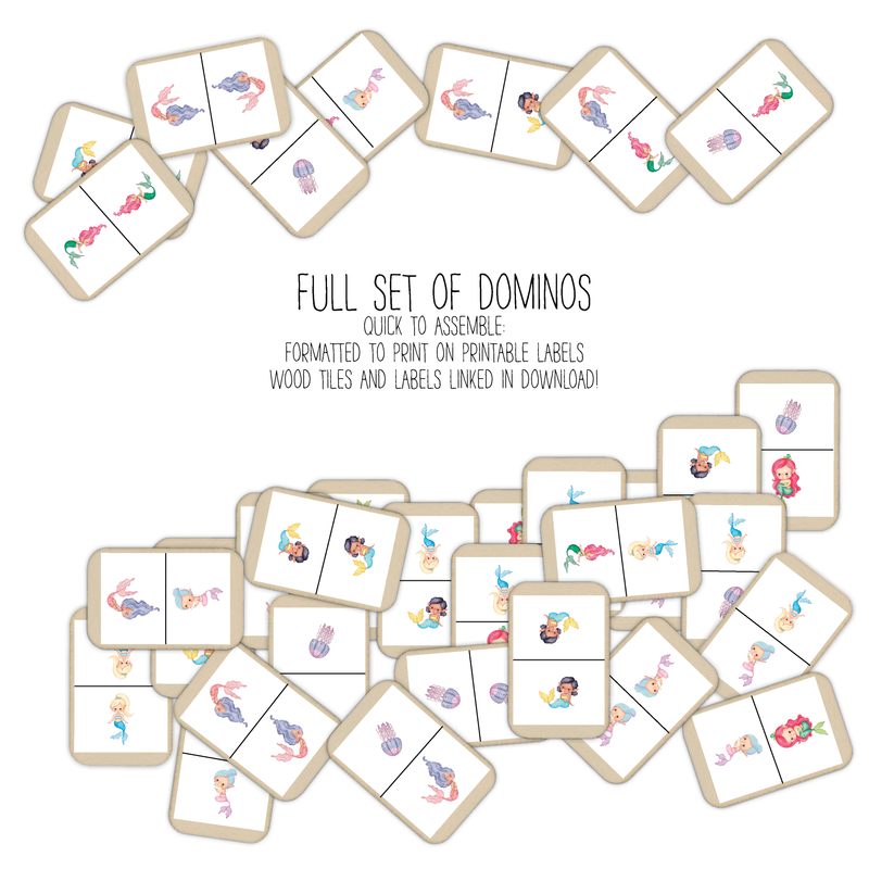 Mermaids Domino Game Pack