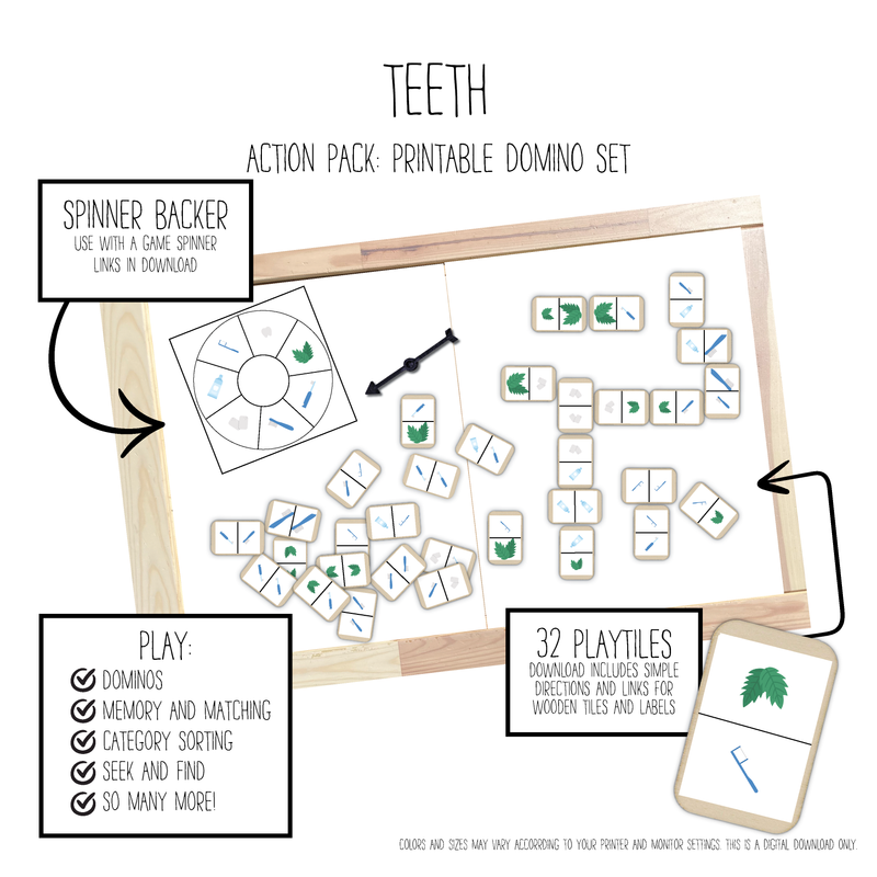 Teeth Domino Game Pack