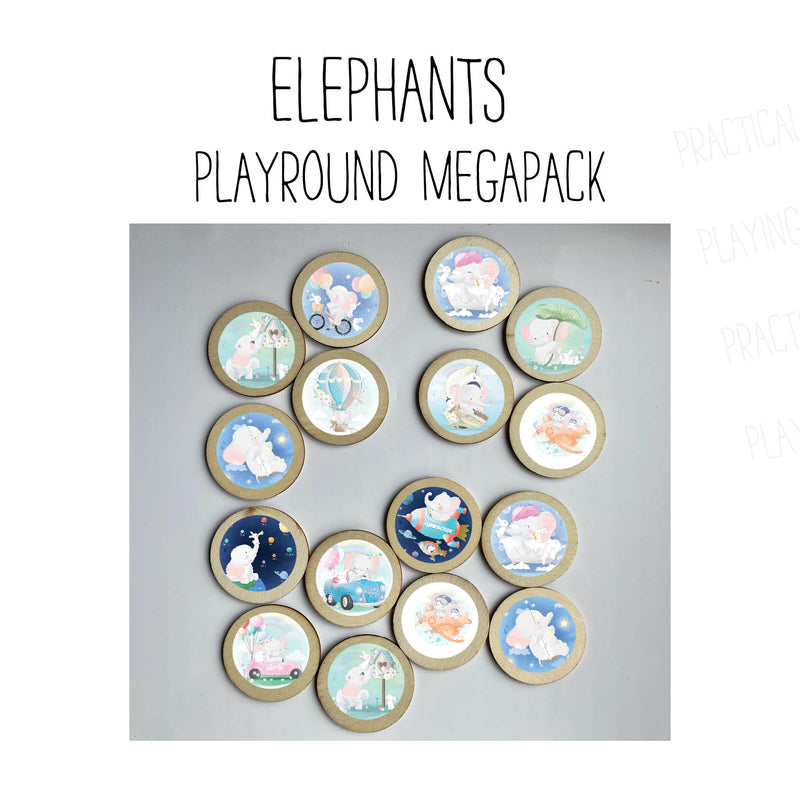 Bunny and Elephant PlayRound Mega Pack