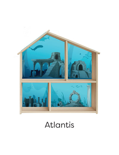 Atlantis Flisat Dollhouse Printable Insert