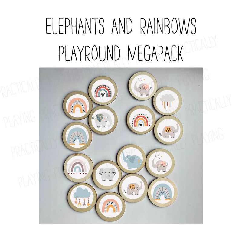 Elephant and Rainbows PlayRound Mega Pack