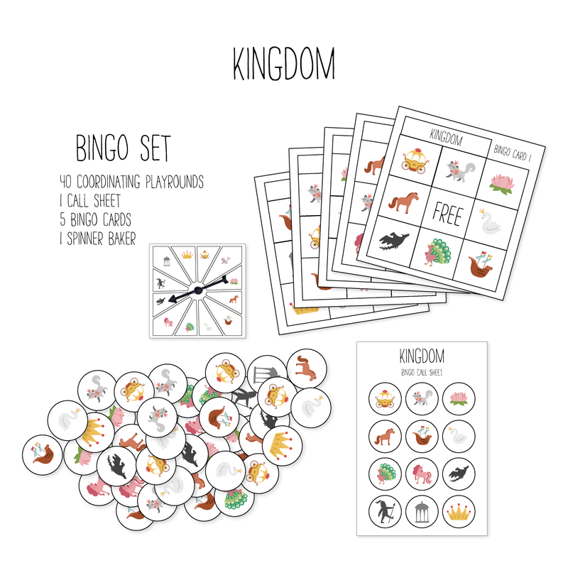 Kingdom Bingo Game Pack
