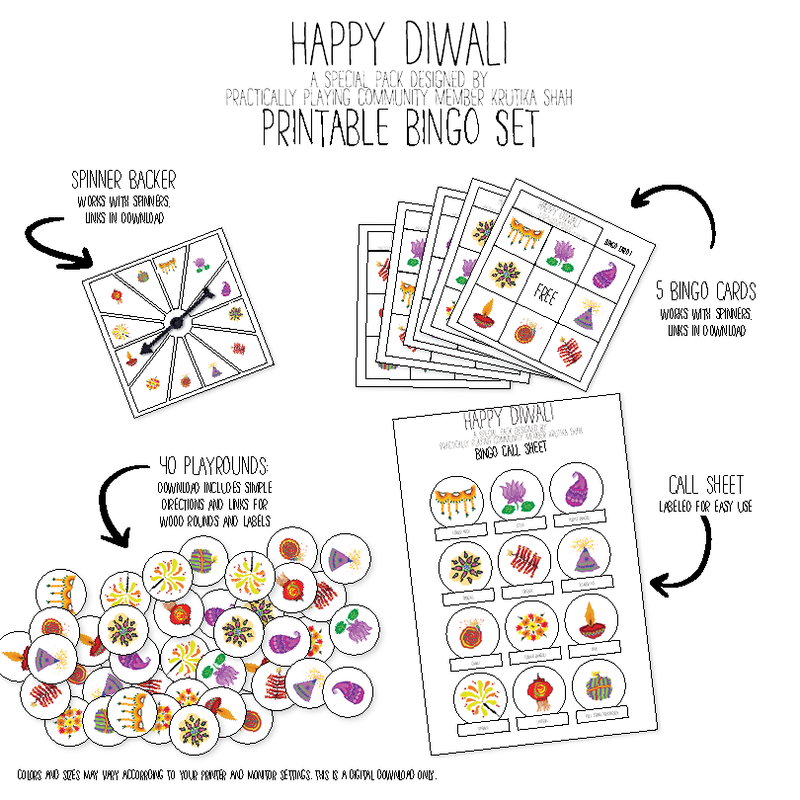 Happy Diwali Bingo Game Pack